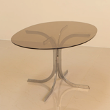 70's oval dining table