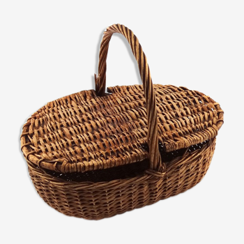 Old wicker basket