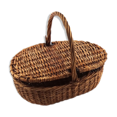 Panier en osier ancien