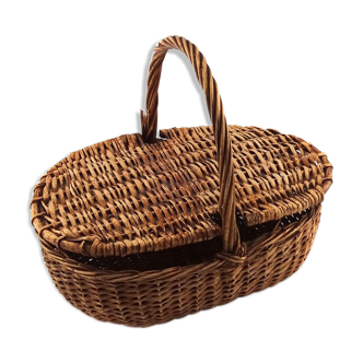 Old wicker basket