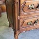 Commode louis xv 2 tiroirs en chene clair du xviii ème siecle ref je