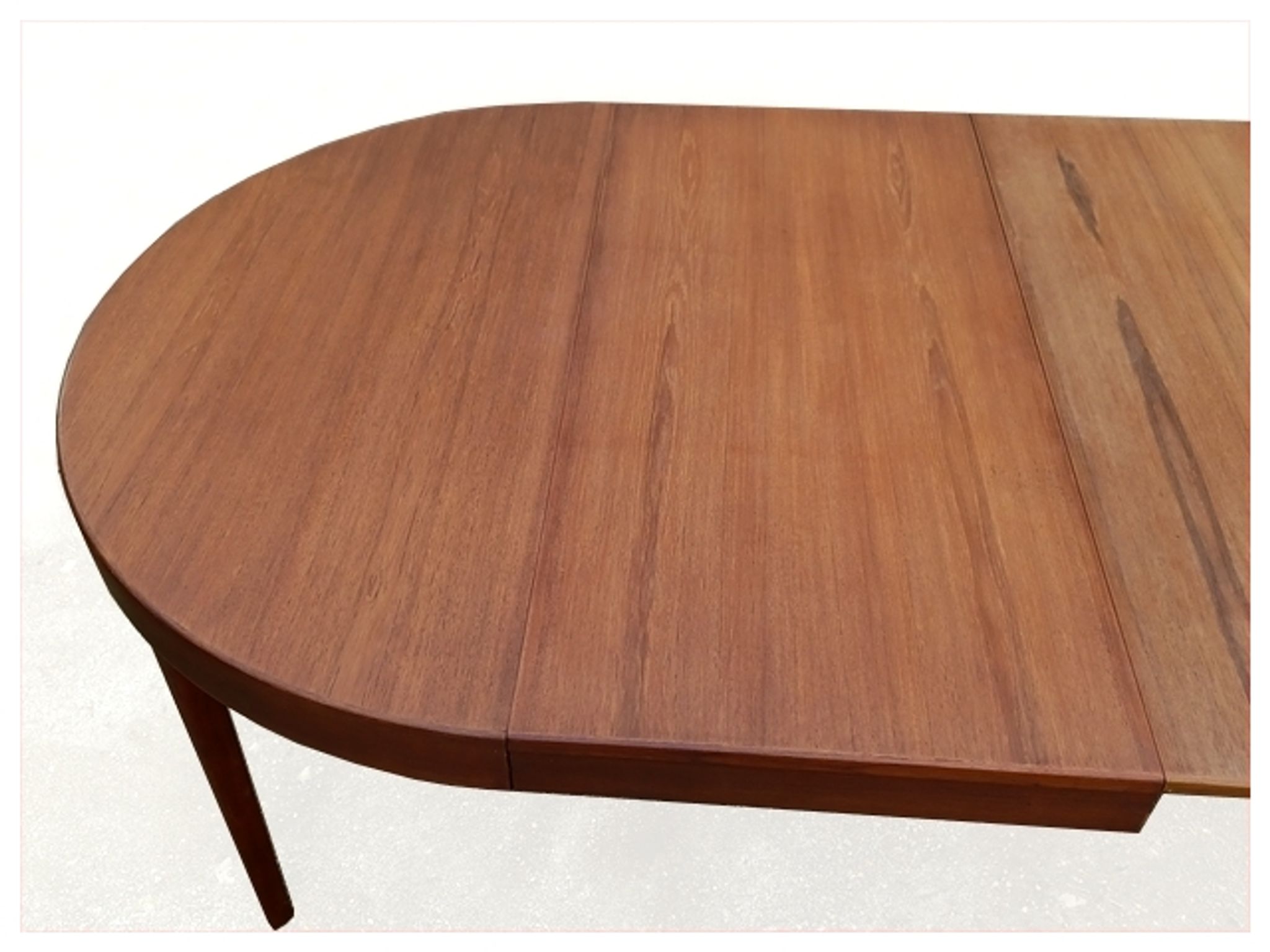 Danish round table by Oluf Th. Larsen Scandinavian teak vintage 1960