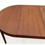 Danish round table by Oluf Th. Larsen Scandinavian teak vintage 1960