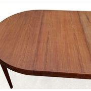 Danish round table by Oluf Th. Larsen Scandinavian teak vintage 1960