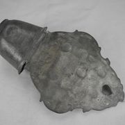 Antique 18th century pewter holy water font