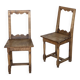 Pair of Lorraine chairs from the end of the 19th century
