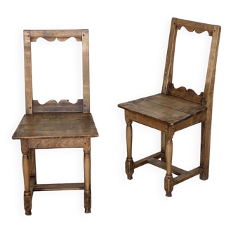 Pair of Lorraine chairs late 19th century