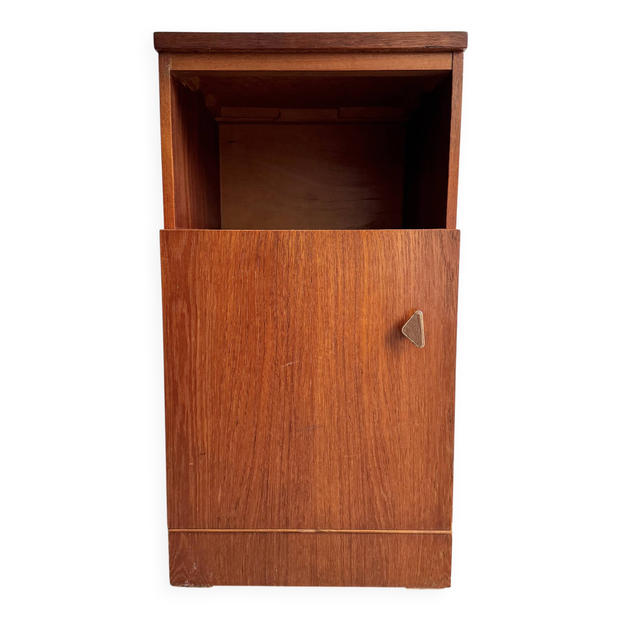 Vintage Bedside Table with Cabinet