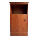 Vintage Bedside Table with Cabinet