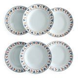 Set of 6 St-Amand soup plates