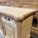 Aero-sanded cherry wood enfilade
