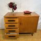 Vintage Mid-Century Teak Small Sideboard | 1960s | Scandinavian Compact