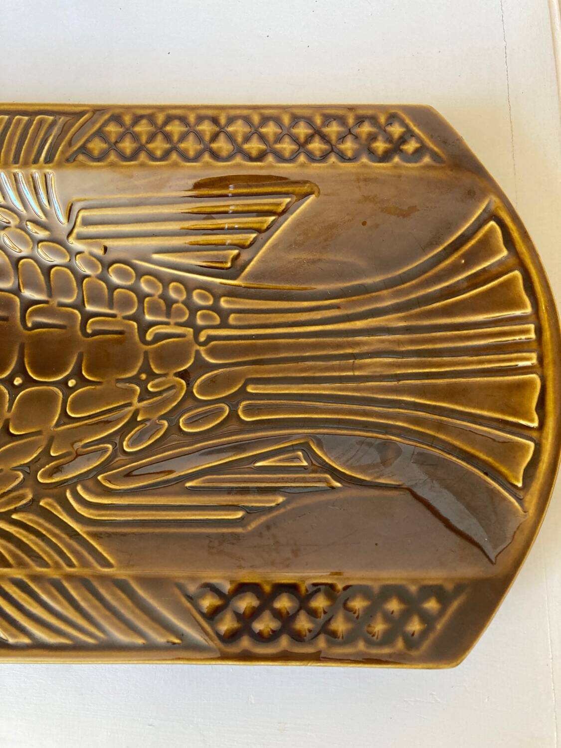 Fish dish Sarreguemines Digoin