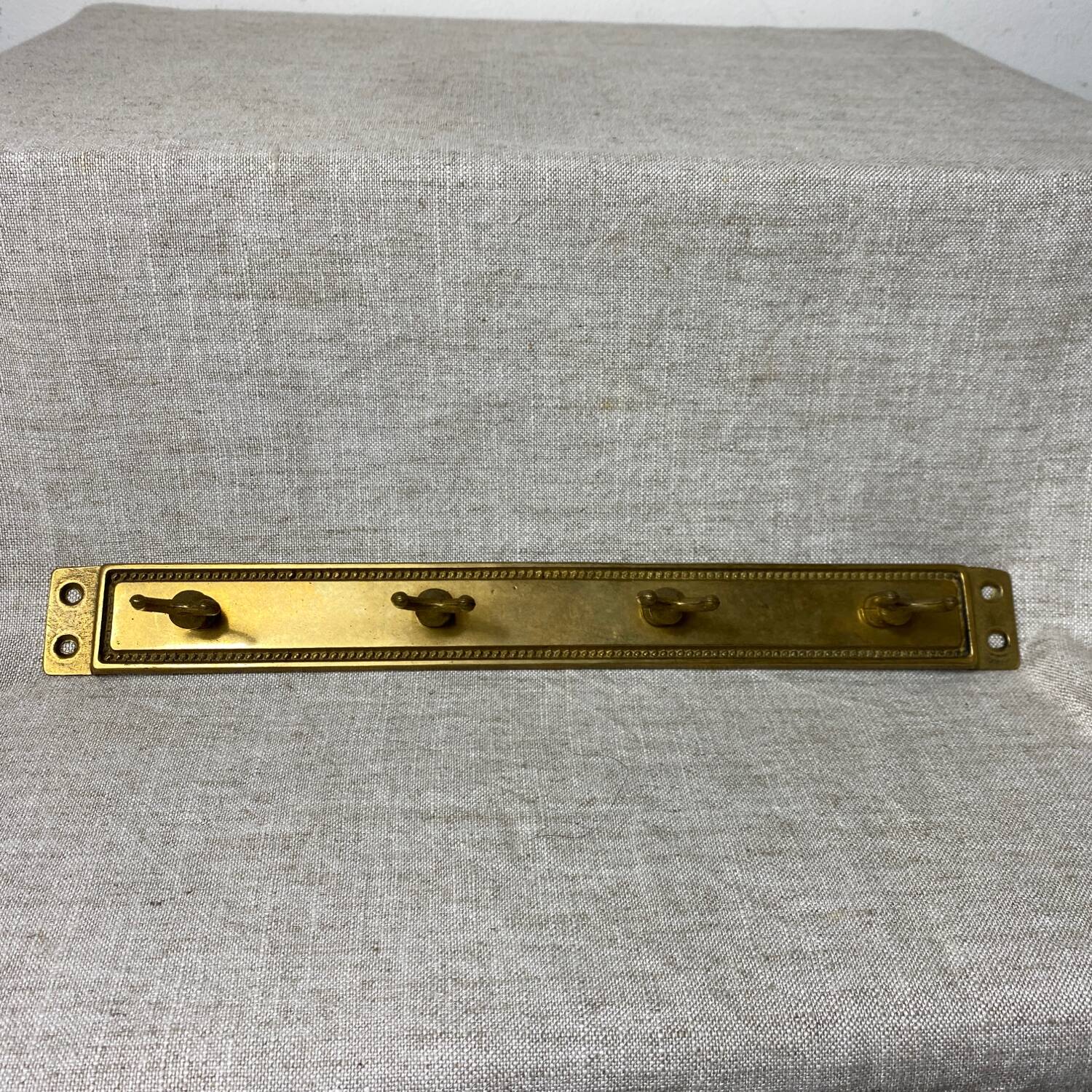 Brass coat hooks with four hooks