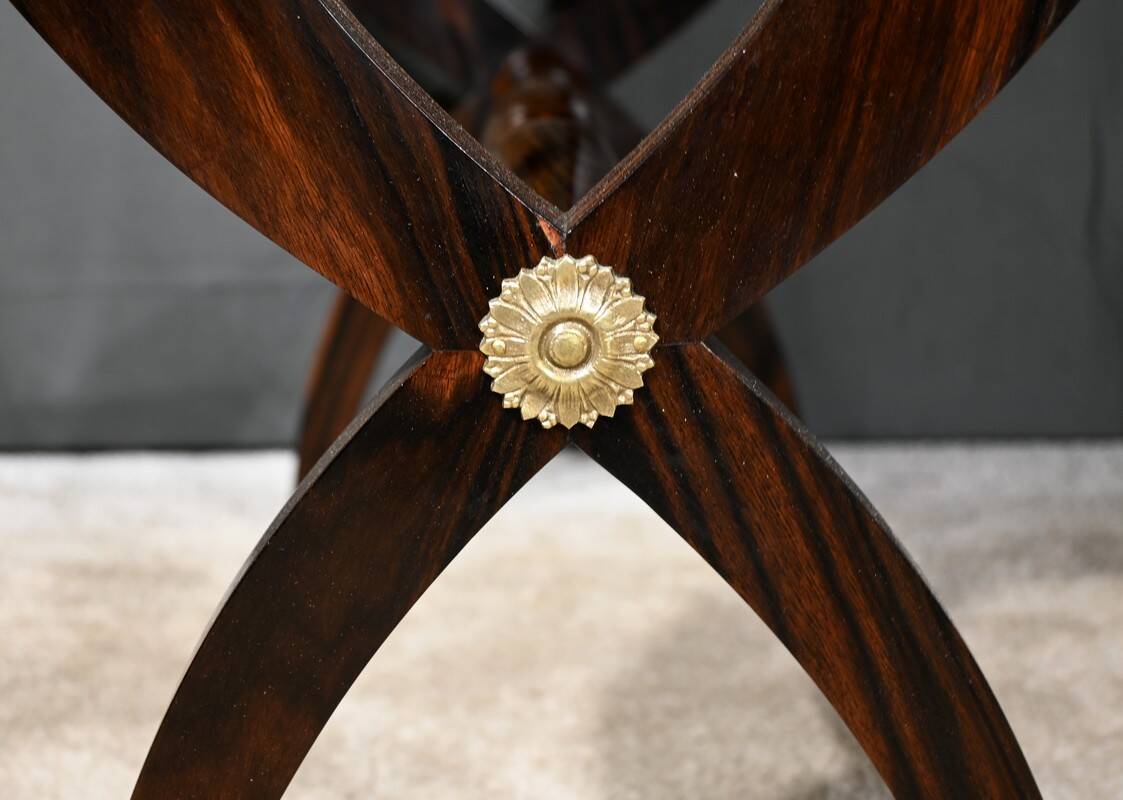 Rosewood work table, Napoleon III style, Maison Roll, Fg. St Antoin