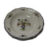 6 Saint-Amand Old Delft Hollow Plates