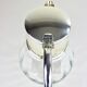 Crystal glass carafe, "kalte ente, vintage jug silver plated