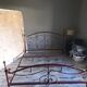 wrought iron bed frame