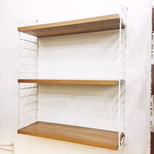 The Ladder Shelf wall unit, designed by  Kajsa & Nils Strinning for String, 1960s