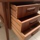 Vintage Danish teak desk by Gunnar Nielsen Tibergaard, 1960