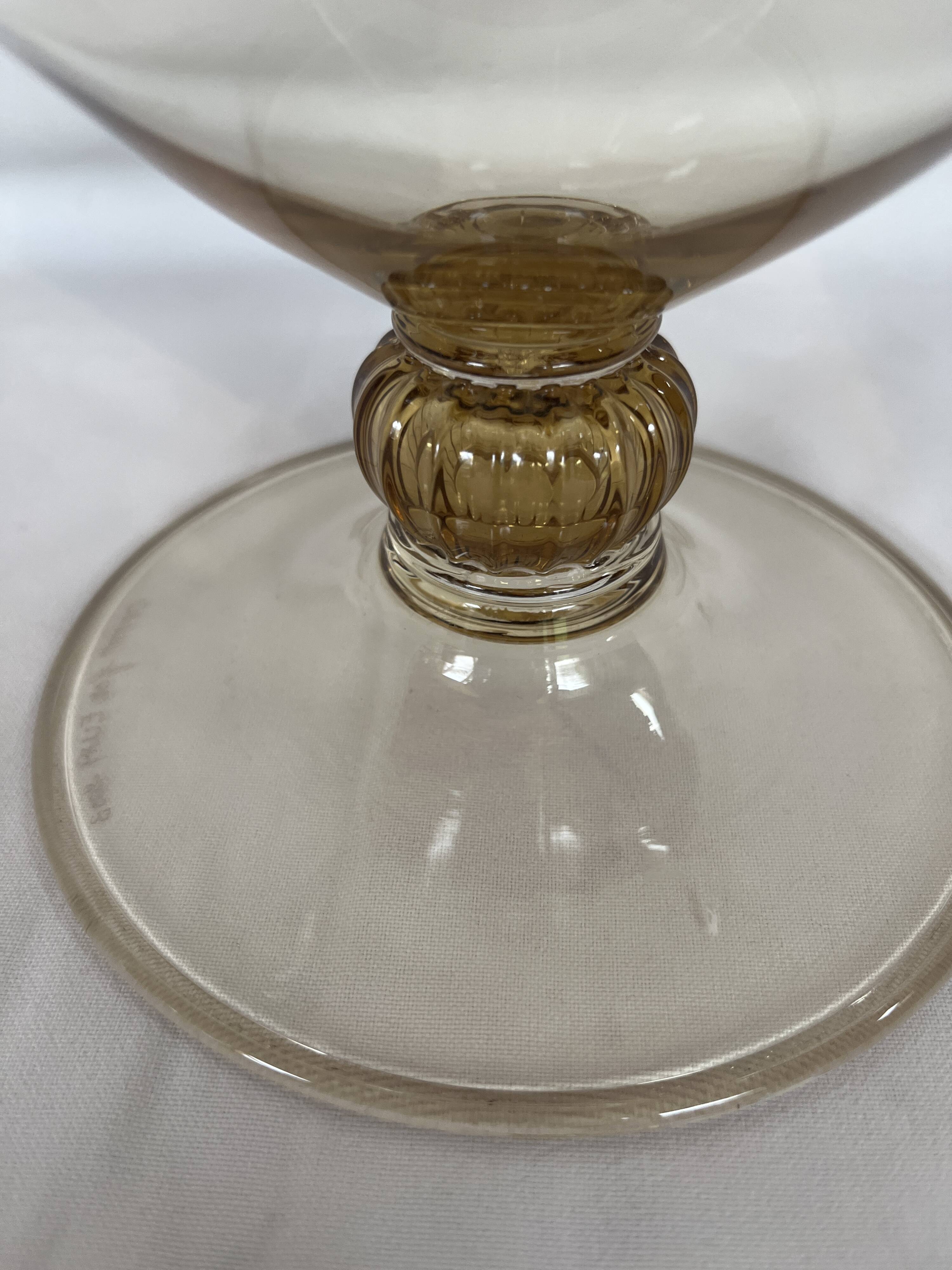 Blown glass vase from Murano