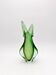 Murano vase Flavio Poli Sommerso Emerald Green Yellow Turquoise 26cm