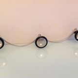 Moustache hook with three chrome heads / vintage 60s-70s