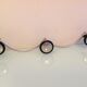Moustache hook with three chrome heads / vintage 60s-70s