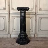 Column in green serpentine marble, circa 1880