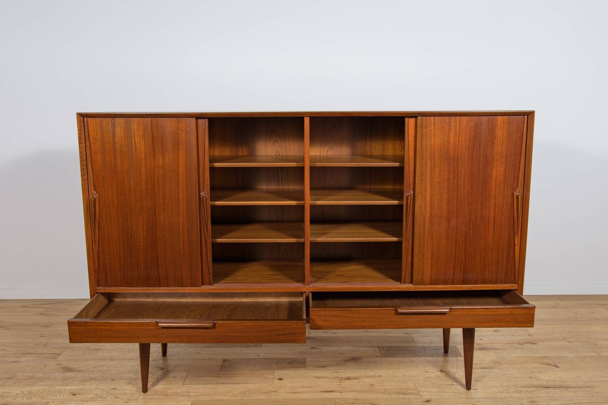 Mid-Century Teak Sideboard Model 13 by G. Omann for Omann Jun, Denmark, 1960s
