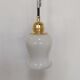Suspended glass lantern in antique style