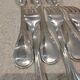 6 silver-plated metal table forks by Christofle silversmiths, Albi pattern
