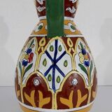 Polychrome vase in glazed earthenware, Nabeul – 1920