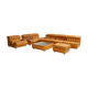 Ensemble de canapés modulaires en cuir