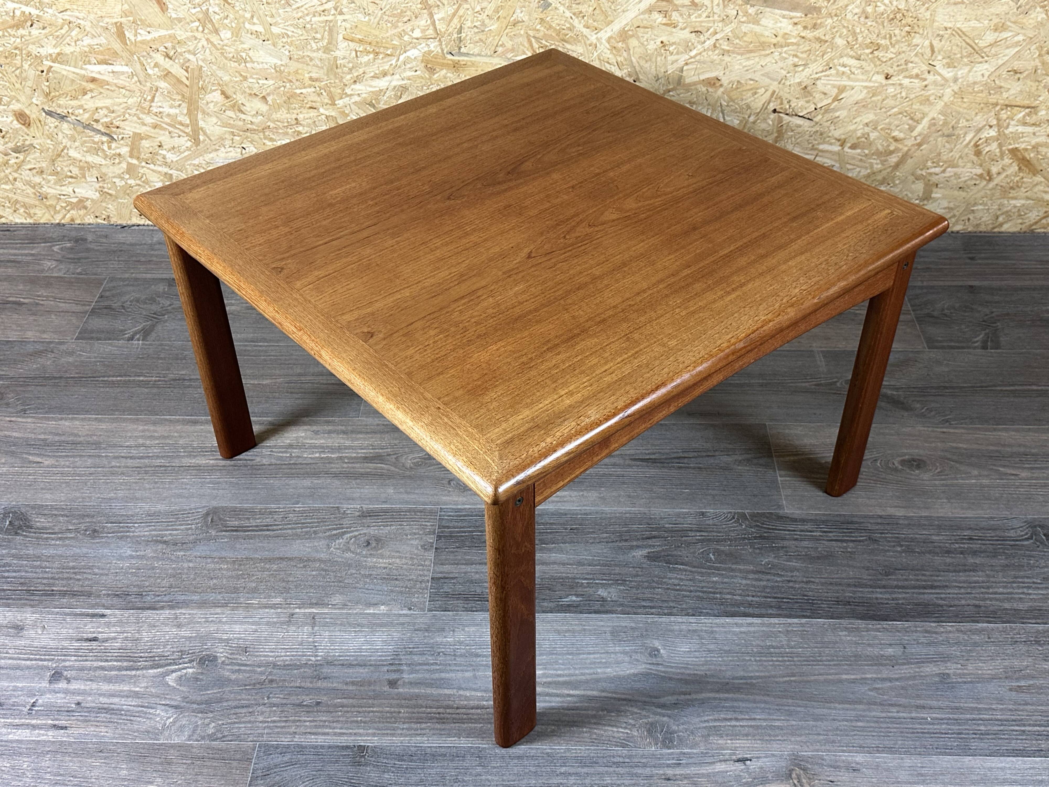 1960s/70s teak coffee table and side table by Glostrup Møbelfabrik Denmark