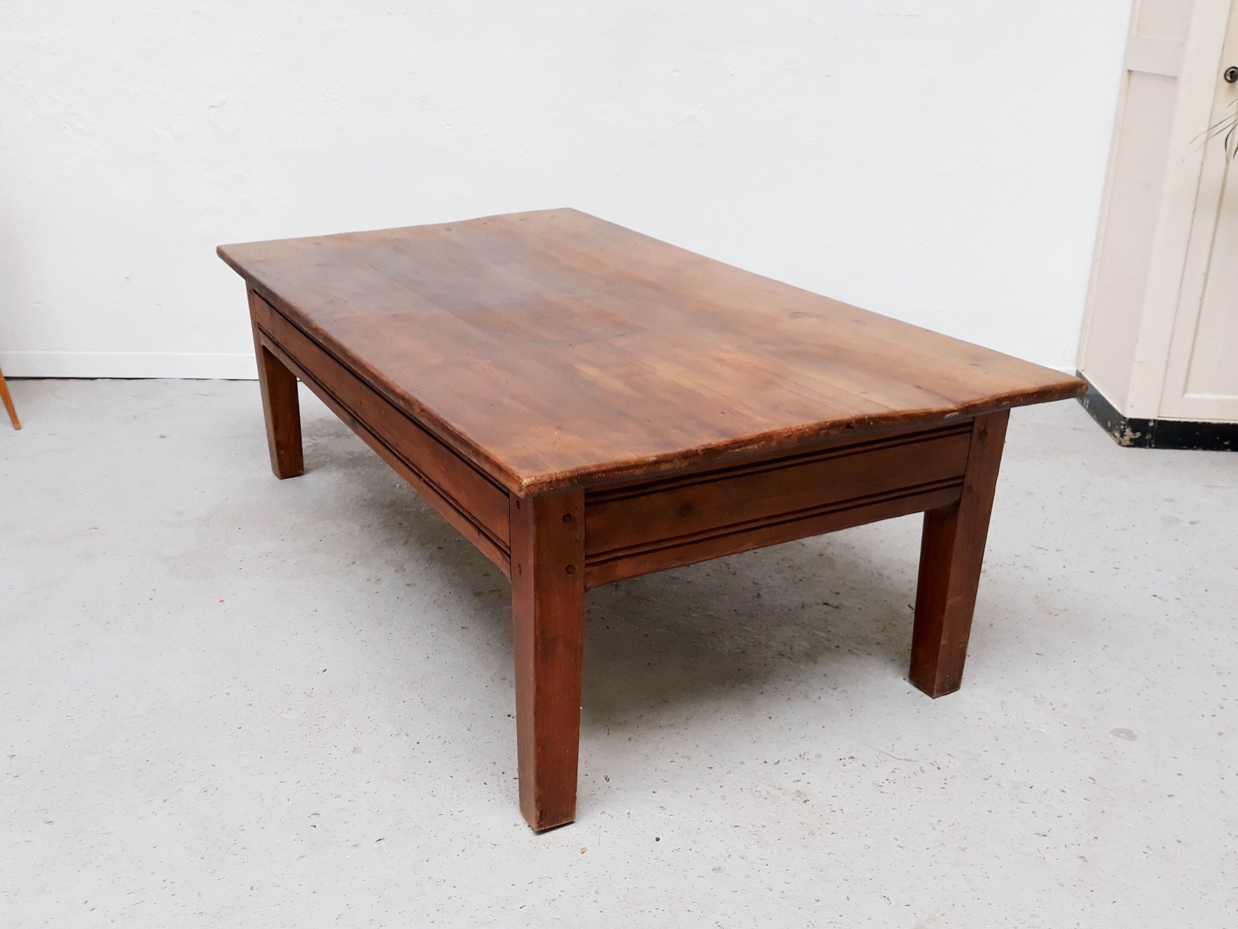 Vintage wood farm table