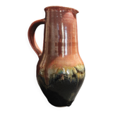 Ceramic 20th century pitcher signed Robert Heraud La Borne Sancerre