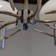 Space age chandelier with 5 lights from the 60s/70s