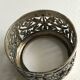 Antique crystal and solid silver tea glass