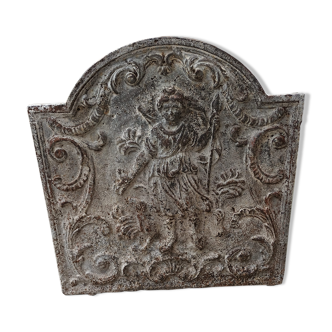 Fireplace plate