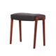 Teak footstool, Danish design, 1970s, production: Denmark