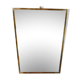 Mirror retroviseaur asymmetrical brass 42x36cm