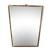 Mirror retroviseaur asymmetrical brass 42x36cm