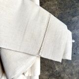 Linen-cotton cloth with Venetian openwork and monogram no. 3, 180 x 312 cm