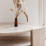 Table basse en travertin