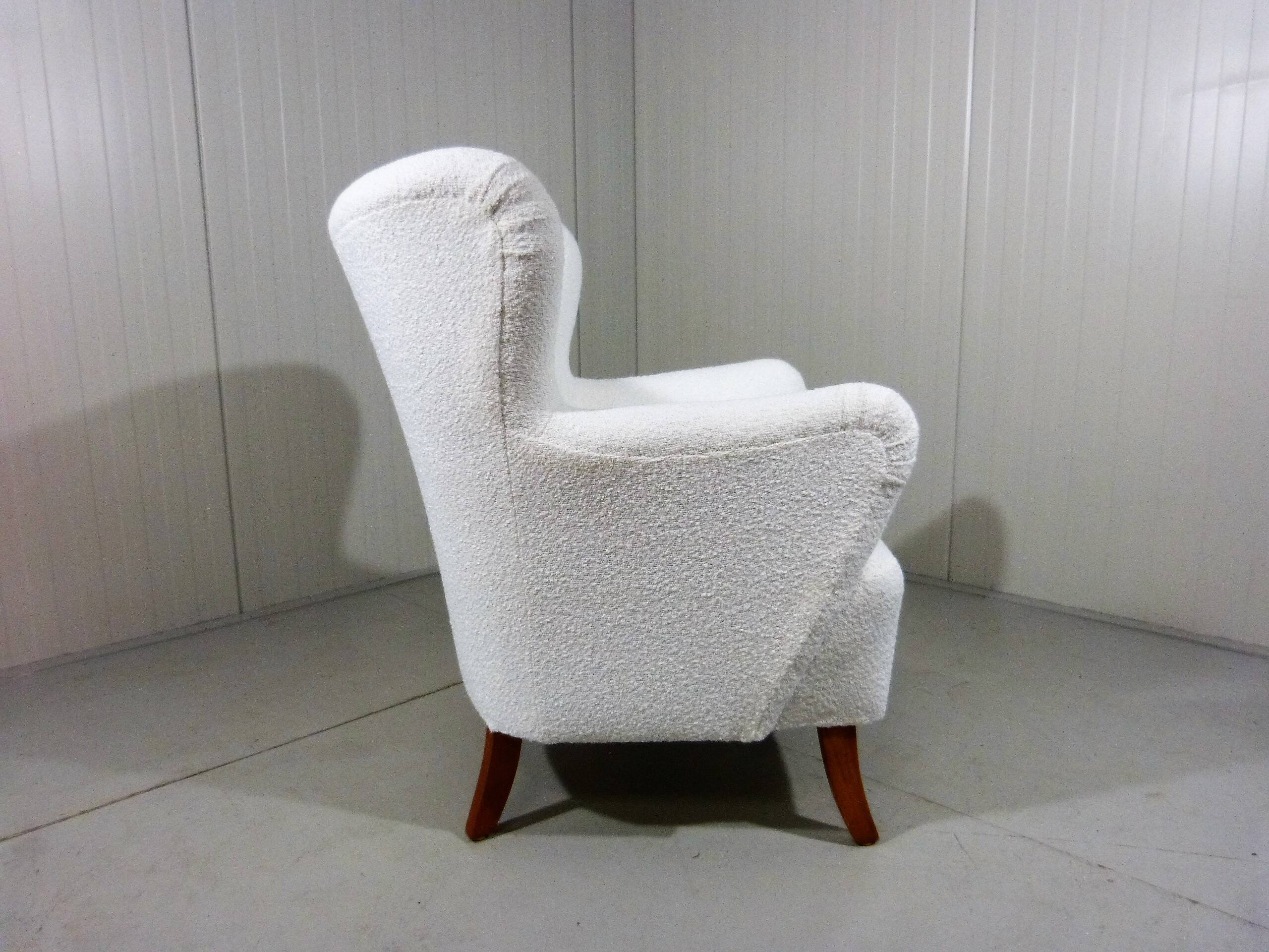 Boucle armchair lounge chair Sweden, 1950’s