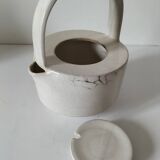 Raku style teapot