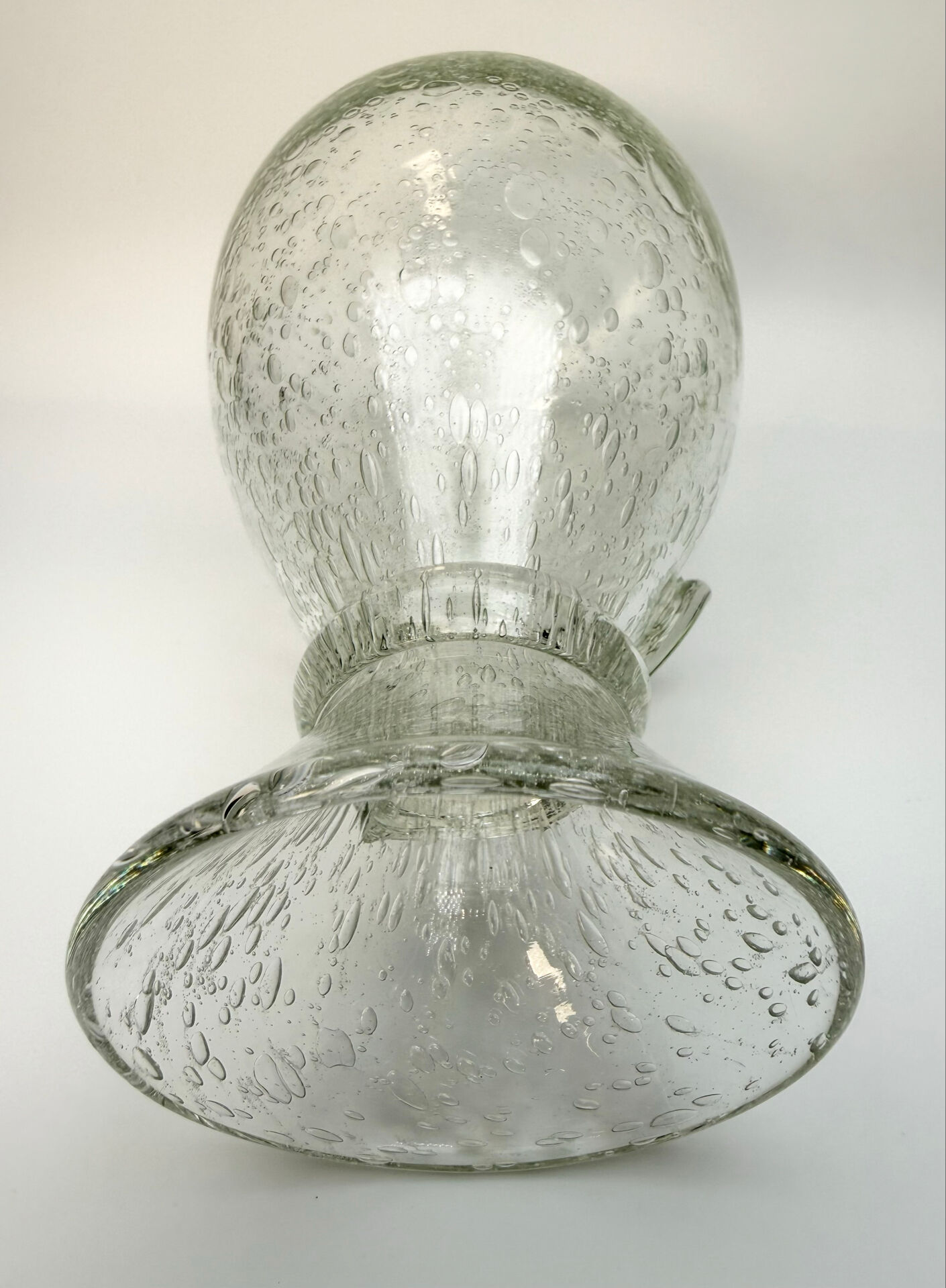 Carafe biot en verre bullé