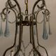 Crystal beaded murano glass chandelier 1960’s
