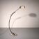 Iconic 1970s chrome arc floor lamp with adjustable swing arm, 1970 Italy